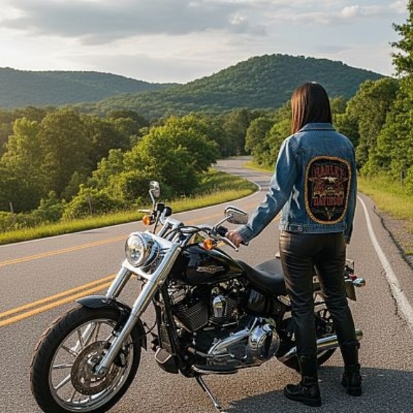Upcycled Jackets & Blazers - Upcycled Harley-davidson Jacket Large